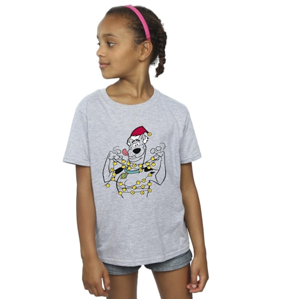 Scooby Doo Flickor Jul Klockor Bomull T-shirt 12-13 År Spo Sports Grey 12-13 Years