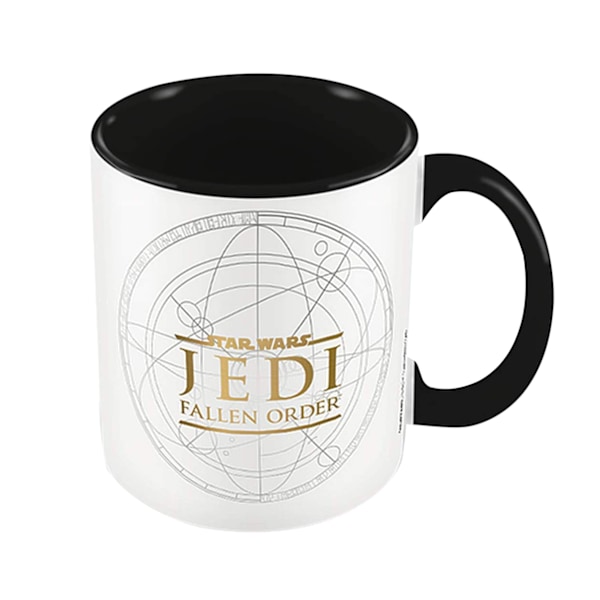 Star Wars: Jedi Fallen Order Logomugg En Storlek Vit/Svart White/Black One Size