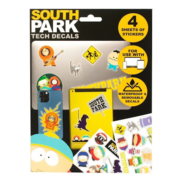 South Park Tech Stickers En Storlek Flerfärgad Multicoloured One Size