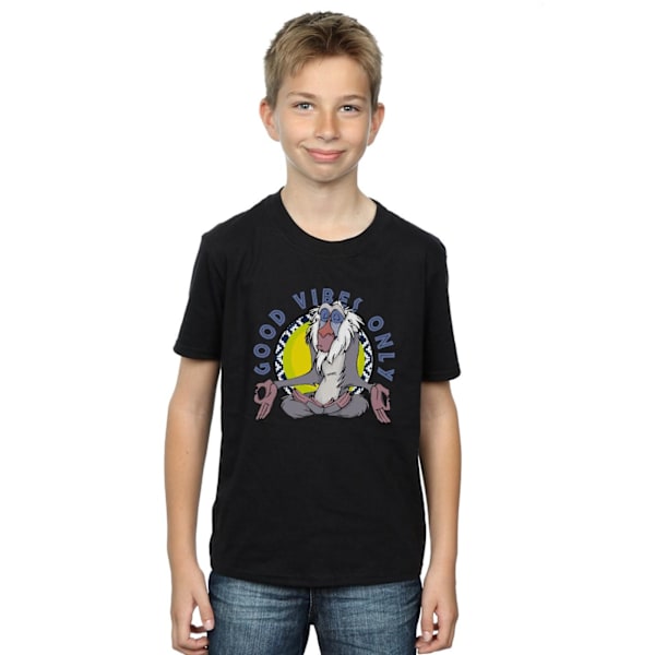 Disney Boys The Lion King Rafiki Good Vibes Only T-Shirt 5-6 år Black 5-6 Years