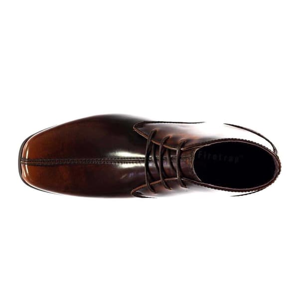 Firetrap Herr Wesley Lackläderkängor 8 UK Brun Brown 8 UK