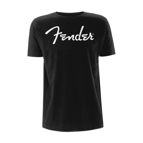 Fender Unisex Vuxen Klassisk Logotyp T-shirt S Svart Black S