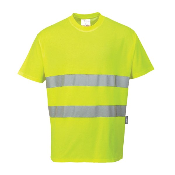 Portwest Hi-Vis Comfort T-shirt för män, 4XL, gul Yellow 4XL