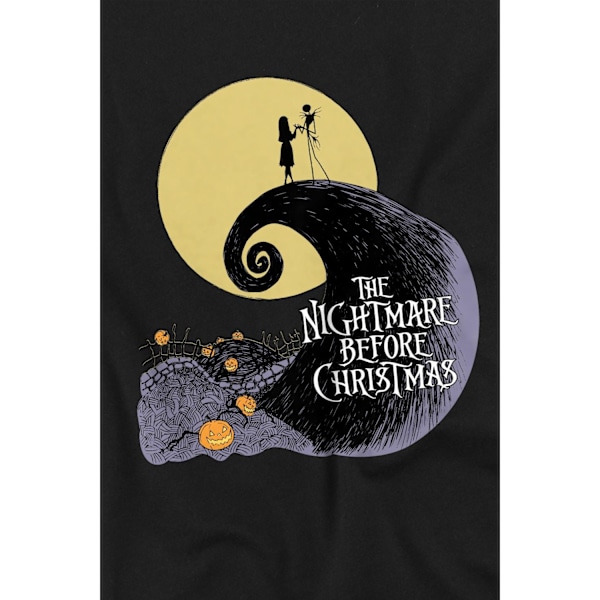 The Nightmare Before Christmas Herrarnas Månesilhuett T-shirt XL Black XL