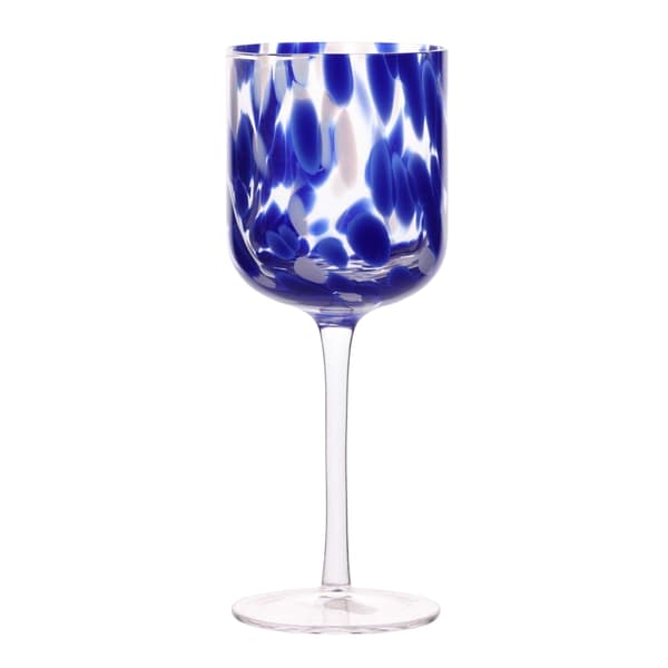 Hestia Vinglas med Sköldpaddsmönster (2-pack) One Size Blå Blue One Size