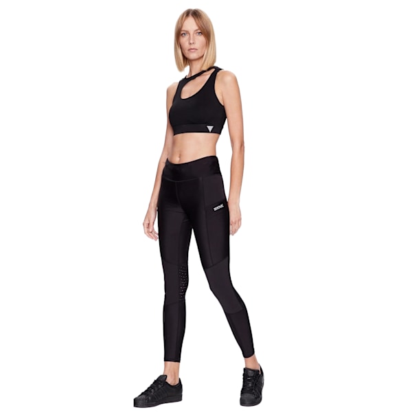 Regatta Dam/Dam Gravale Tech Leggings 10 UK R Svart Black 10 UK R