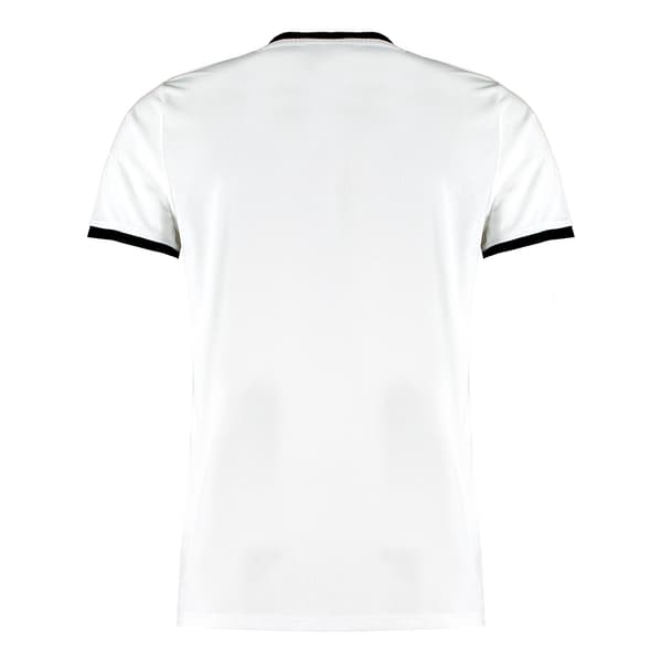 Kustom Kit Herr Ringer T-shirt S Vit/Svart White/Black S