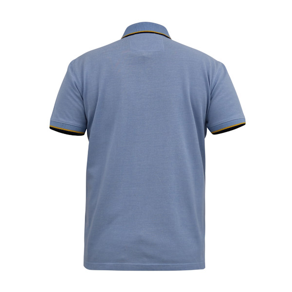 Duke Herr D555 Talbot Pique Jacquard Kingsize Poloskjorta 6XL Blå Blue 6XL