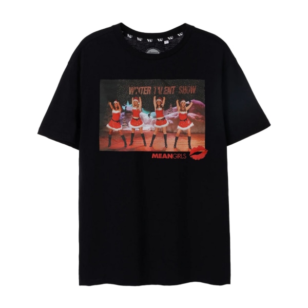 Mean Girls Dam/Kvinnor Jingle Bell Rock Kortärmad T-shirt Black 10 UK