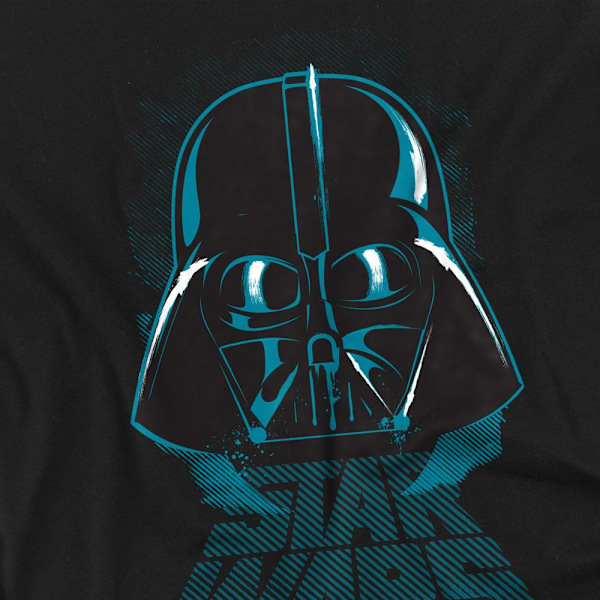 Star Wars Unisex Vuxen Darth Vader Distressed T-Shirt L Svart Black L