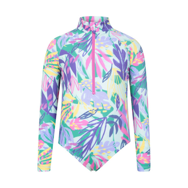 Mountain Warehouse Barn/Barn Mira Rash Guard Baddräkt 7-8 Multicoloured 7-8 Years