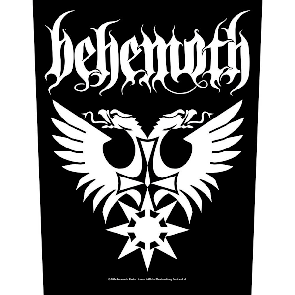 Behemoth Eagle Patch One Size Svart/Vit Black/White One Size