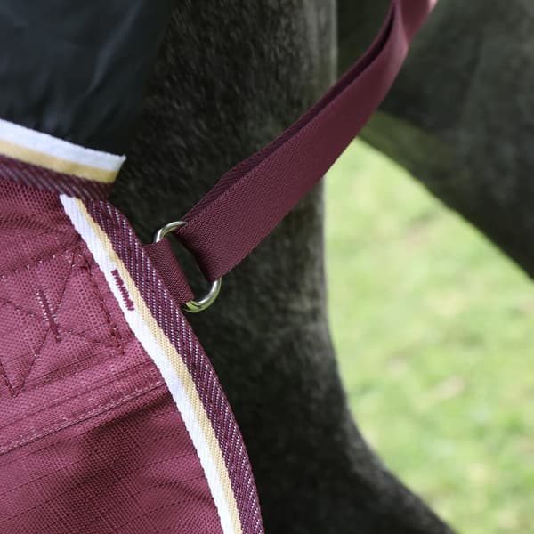 Highlander Plus Combo Neck 100g Hästtäcke 6´ Maroon Maroon 6´