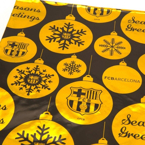 FC Barcelona Julpapper One Size Gul Yellow One Size