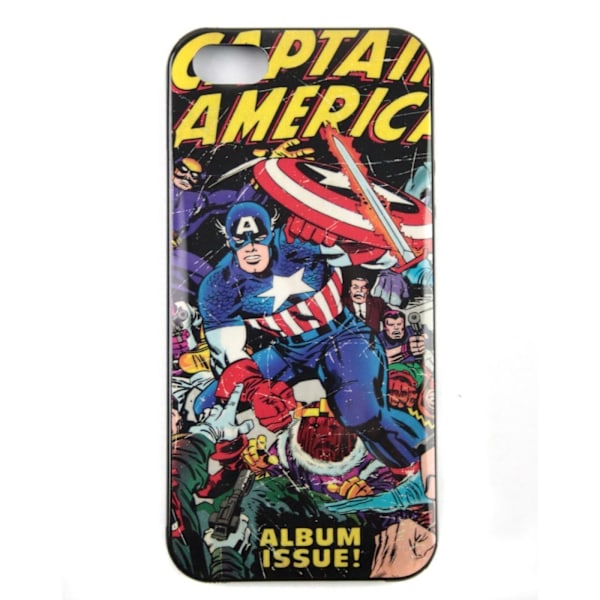 Captain America Retro Comic Mobilfodral One Size Multicoloured Multicoloured One Size