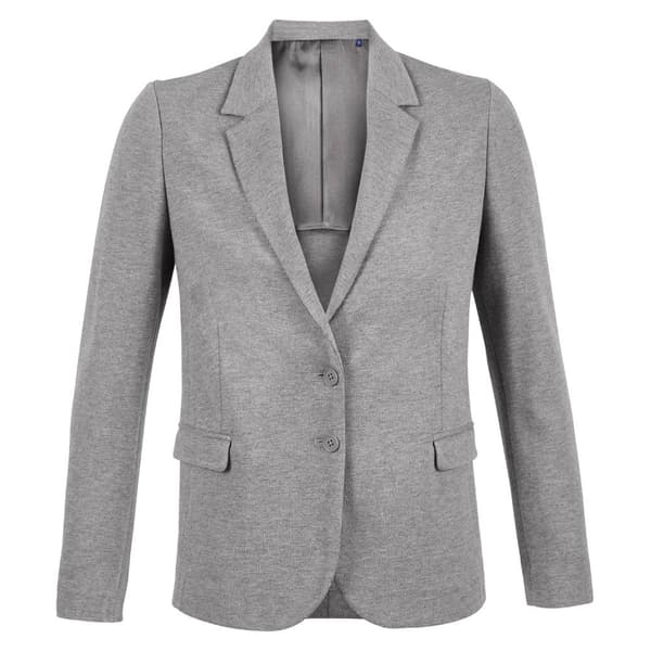 NEOBLU Dam/Kvinnor Marcel Marl Pique Blazer 32 Grå Grey 32