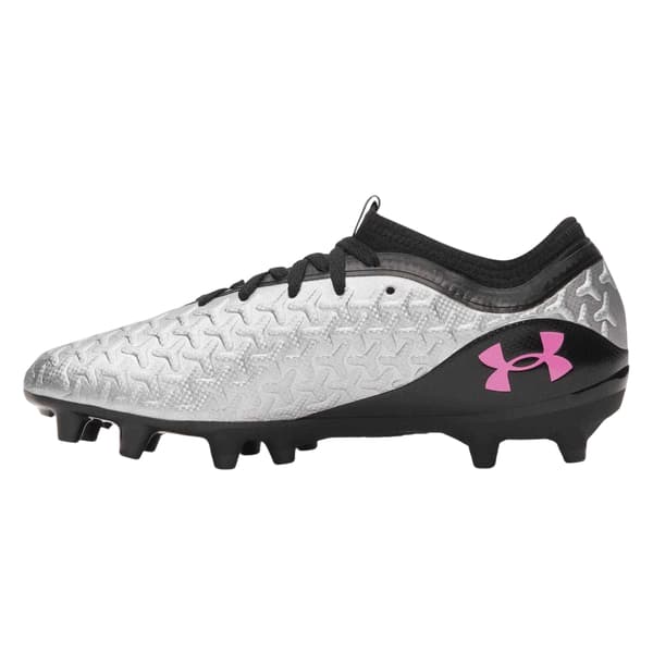 Under Armour Dam Magnetico Fotbollsskor för Fast Underlag Silver/Black 3 UK