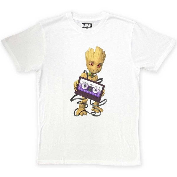 Guardians Of The Galaxy Unisex Vuxen Cosmic Tape T-shirt XL Whi White XL