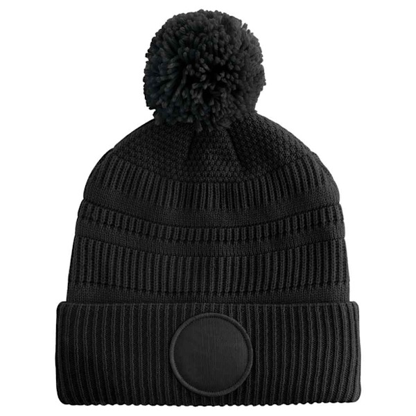 Beechfield Herr Patch Mössa One Size Svart Black One Size