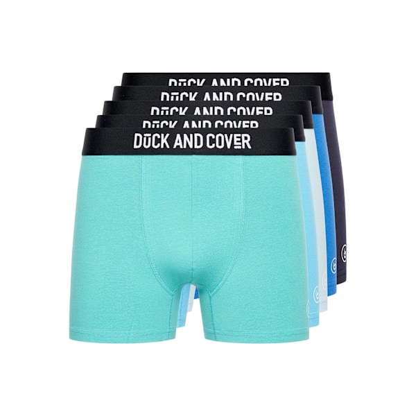 Duck and Cover Mens Chiller Boxer Shorts (5-pack) L Multicol Multicoloured L