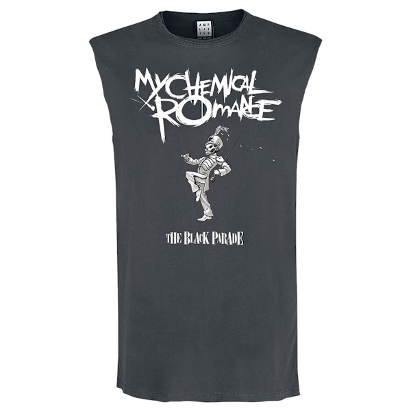 Amplified Mens The Black Parade My Chemical Romance Tank Top XS Charcoal XS