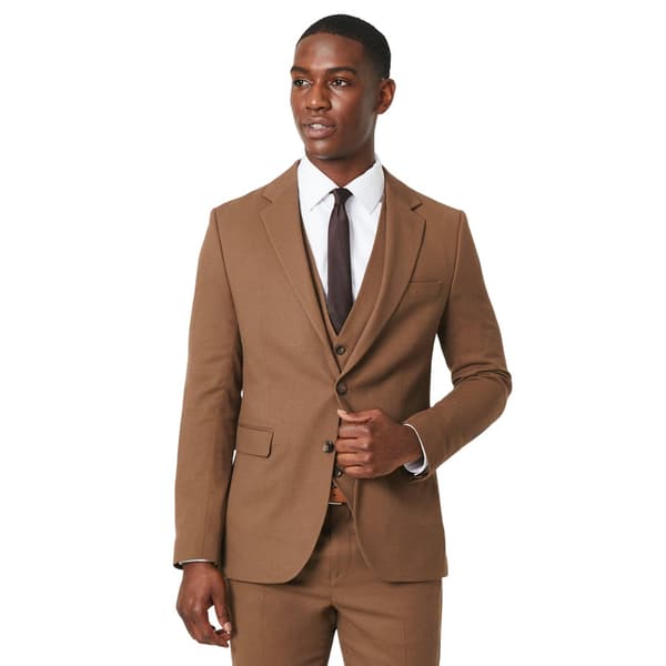 Burton Herr Plain Weave Slim Suit Jacket 44R Koppar Copper 44R