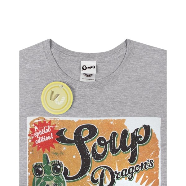 Clangers Herrar Soppa Dragons Grön Soppa T-shirt S Grå Grey S