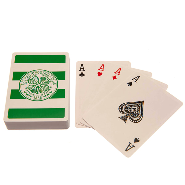 Celtic FC Spelkortsdäck One Size Vit/Grön White/Green One Size