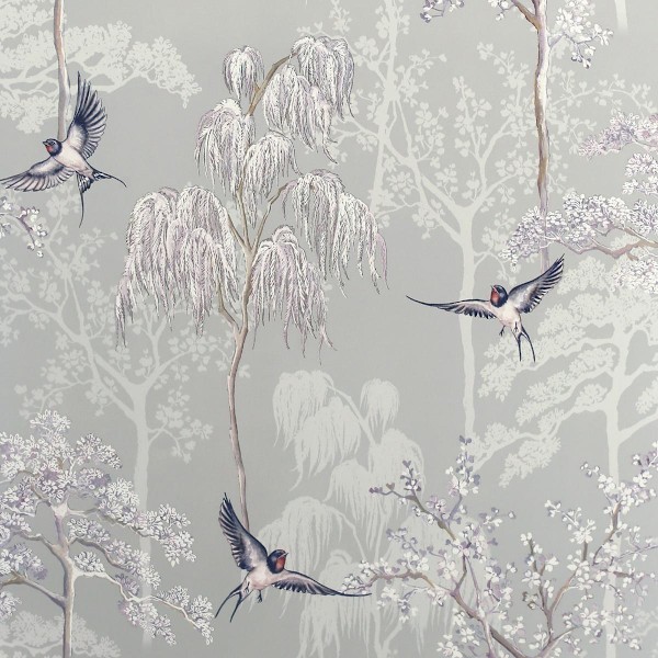 Arthouse Japansk trädgård tapet One Size Grey Grey One Size