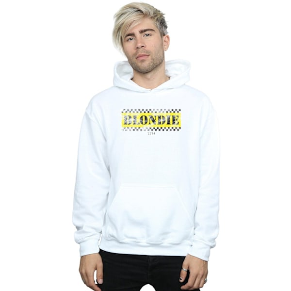 Blondie Mens Taxi 74 Hoodie 3XL Vit White 3XL