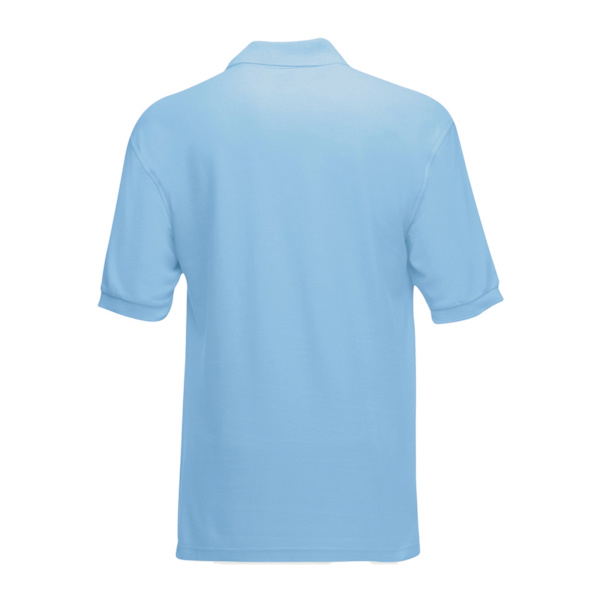 Fruit Of The Loom Herr 65/35 Pique Kortärmad Polotröja XL S Sky Blue XL