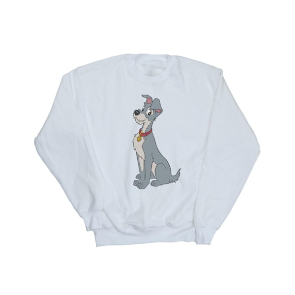 Disney Herr Lady Och Lufsen Spaghetti Hjärta Sweatshirt 5XL W White 5XL