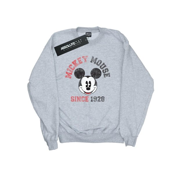 Disney Girls Minnie Mouse Sedan 1928 Sweatshirt 12-13 År Spo Sports Grey 12-13 Years