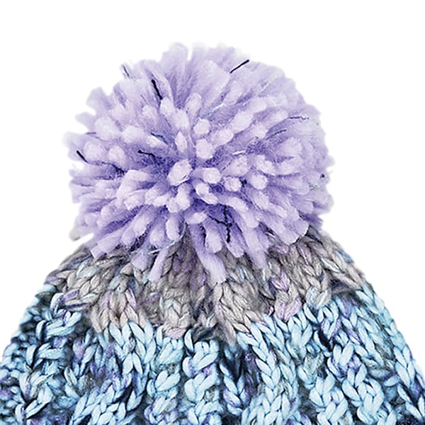 Beechfield Junior Unisex Corkscrew Beanie One Size Lavender Fizz Lavender Fizz One Size