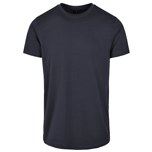 Bygg ditt varumärke Herr Basic Rund Hals T-shirt XS Marinblå Navy XS