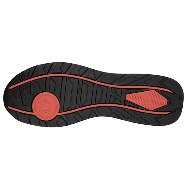 Puma Safety Frontside Ivy Low Säkerhetsskor för Män 12 UK Ivory/ Ivory/White/Red 12 UK
