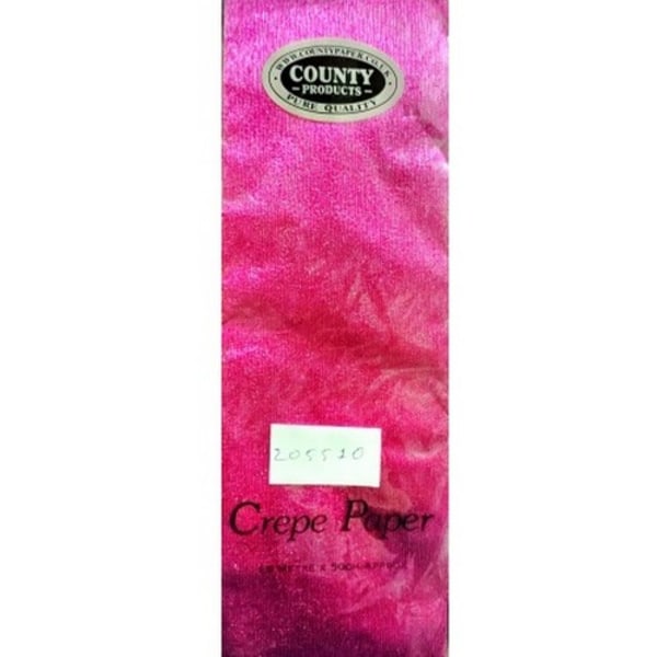 County Crepe Paper One Size Rosa Pink One Size