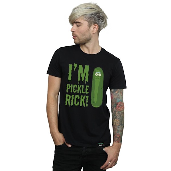 Rick And Morty Herr I´m Pickle Rick T-Shirt L Svart Black L