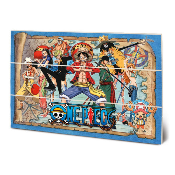 One Piece Plaque 20cm x 30cm Flerfärgad Multicoloured 20cm x 30cm