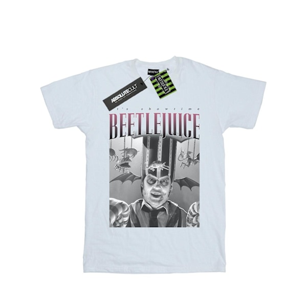 Beetlejuice Dam/Damer Cirkus Homage Bomull Boyfriend T-Shir White M