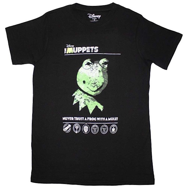 The Muppets Unisex Vuxen Aldrig Lita På En Groda T-Shirt XXL Svart Black XXL