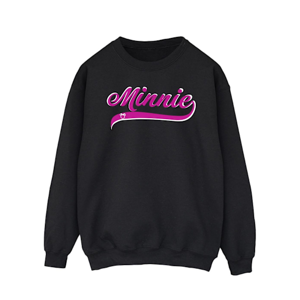 Disney Herr Minnie Mouse Logotyp Sweatshirt L Svart Black L