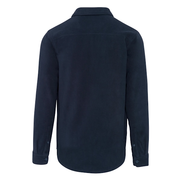 Kariban Herr Sherpa Fodrad Fleece Overshirt XL Marinblå/Stormgrå Navy/Storm Grey XL