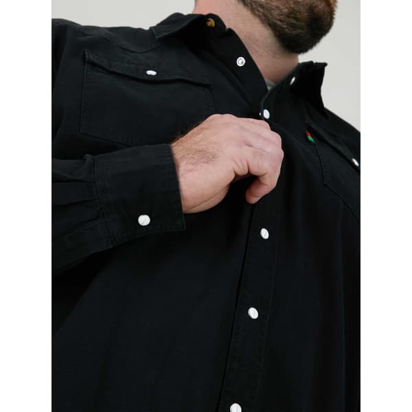 Duke Herr D555 Western Denimskjorta Small Svart Black Small