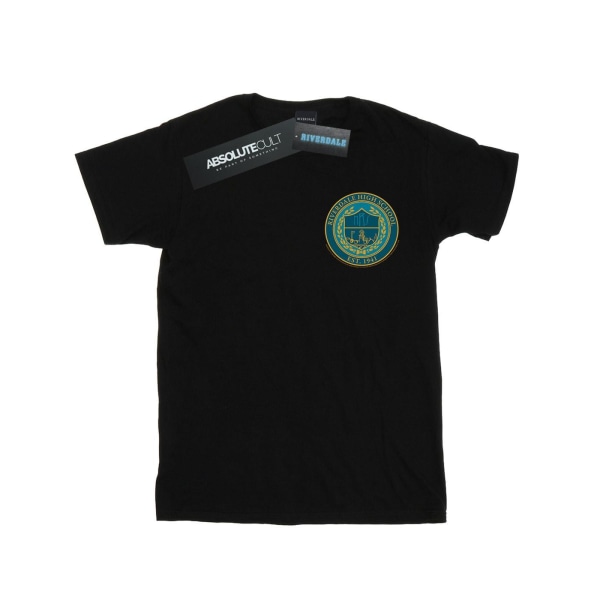 Riverdale High School Crest T-shirt för män, svart, storlek 5XL Black 5XL
