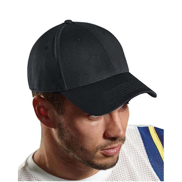 Beechfield Unisex Vuxen Air Mesh 6 Panel Cap One Size Svart Black One Size