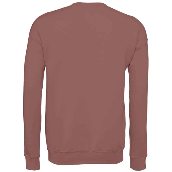 Bella + Canvas Unisex Vuxen Fleece Drop Shoulder Sweatshirt L M Mauve L