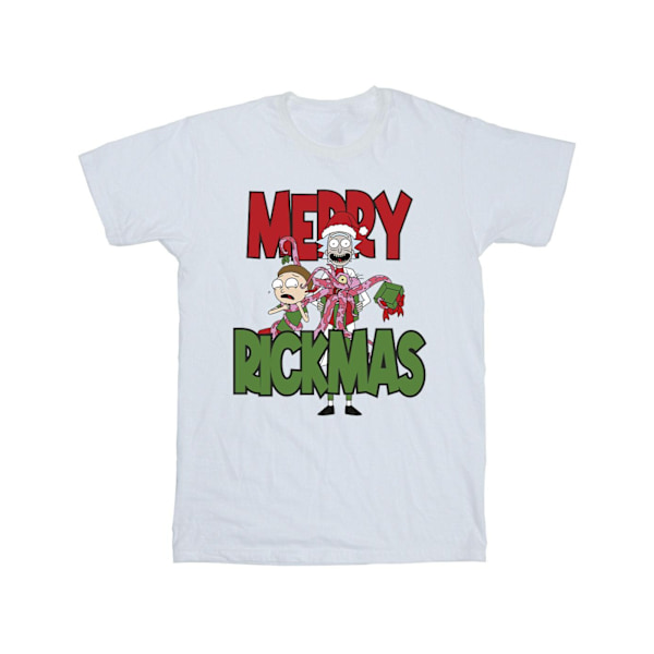 Rick And Morty Herr Merry Rickmas T-shirt L Vit White L