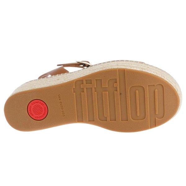 FitFlop Dam/Dam Eloise Läder Remkil Espadrill Tan 6.5 UK
