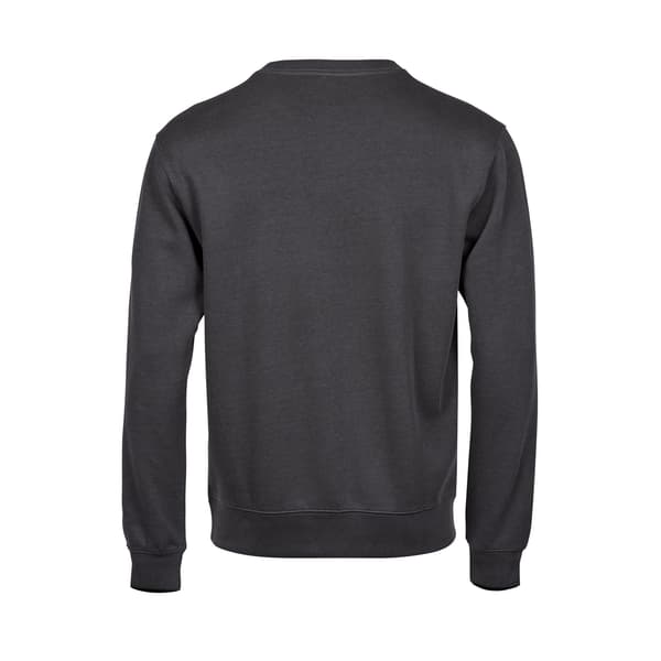 Tee Jays Herr Ribber Interlock Crew Neck Sweatshirt S Mörkgrå Dark Grey S